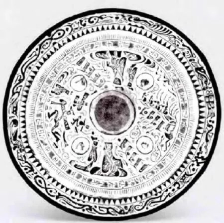 Bronze Mirror; Eastern Han Dynasty; private collection