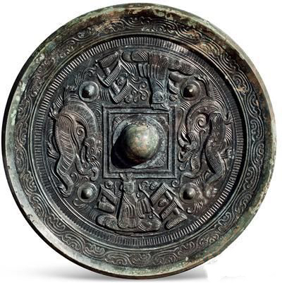 Bronze Mirror; Eastern Han Dynasty; Chinese History Museum