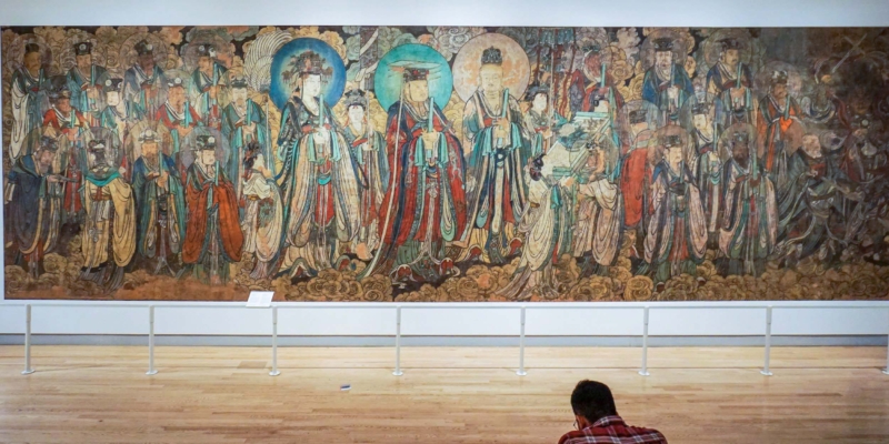 Mural; Yuan Dynasty; Royal Ontario Museum, Canada