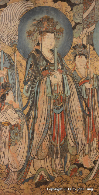 Mural; Yuan Dynasty; Royal Ontario Museum, Canada