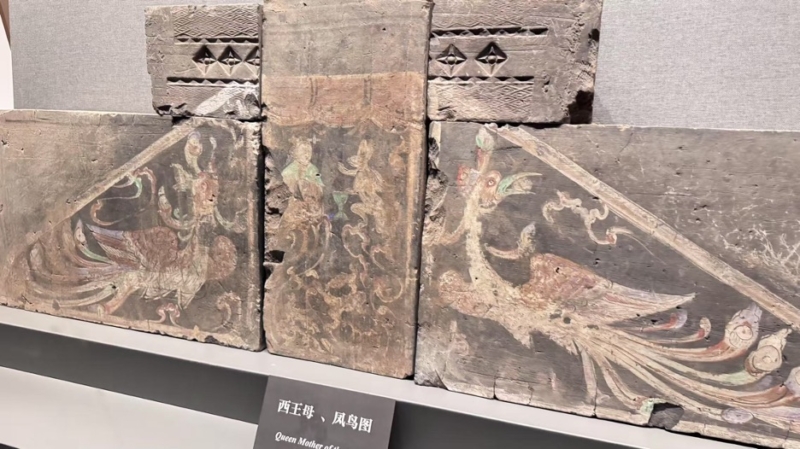 Mural; Xinmang period; Henan China
