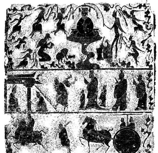 Stone Relief; Eastern Han Dynasty; Shandong, China